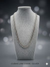 Classic Silver Cuban Link Chain