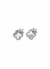 Elegant Mother-of-Pearl Clover Stud Earrings