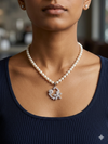 Floral Radiance Pearl Necklace