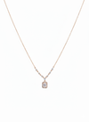 Elegance Redefined: Modern Emerald-Cut Pendant Necklace