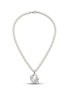 Floral Radiance Pearl Necklace