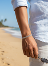 Double-Link Curb Chain Bracelet.