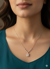 Elegance Redefined: Modern Emerald-Cut Pendant Necklace