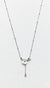 Pearl Blossom Silver Necklace