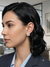 Elegant Triangular Pearl & Diamond Stud Earrings