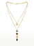 Spectrum of Hearts Layered Necklace